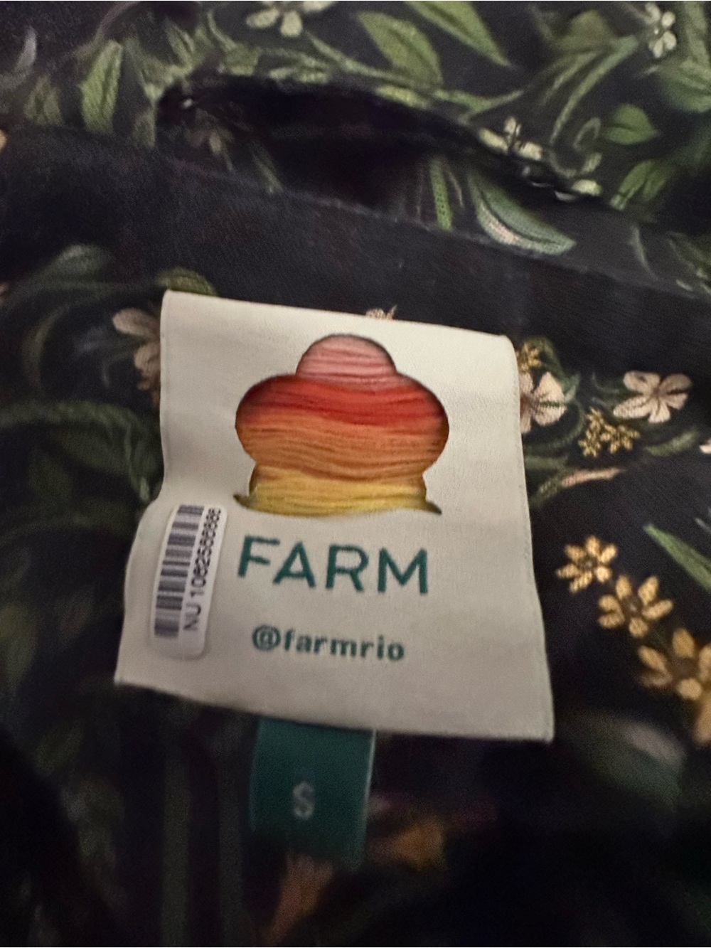 FARM Rio Flowers Arch Sleeveless Maxi Dress Size S - Picture 5 of 7